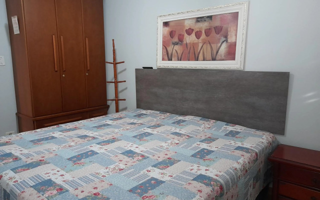 Santos - Apartamento Frente Mar C/ Ar Condicionado/ Garagem Privativa/Internet/TV a Cabo
