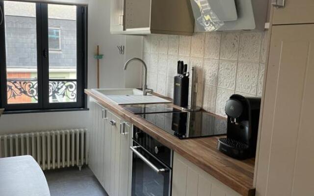 Appartement avec balcon vue mer, tout équipé