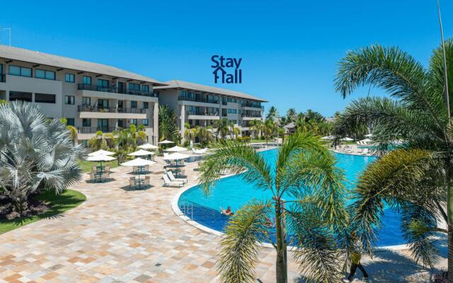 Flat Luxo-Beach Class-Piscina-Beira-Mar- SH042