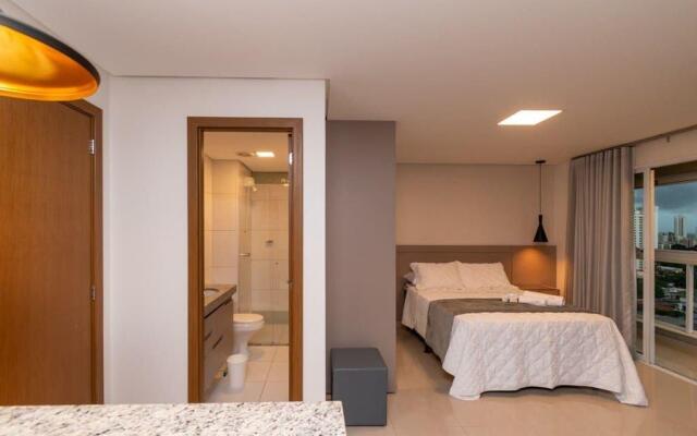 Flat no Setor Bueno com Varanda -TH1505