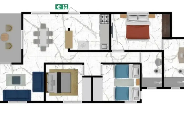 6B Santiago Harmonic Apt Especially For You