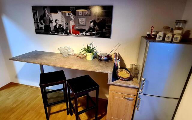 Cozy holiday apartment in Falkenstein with a fireplace