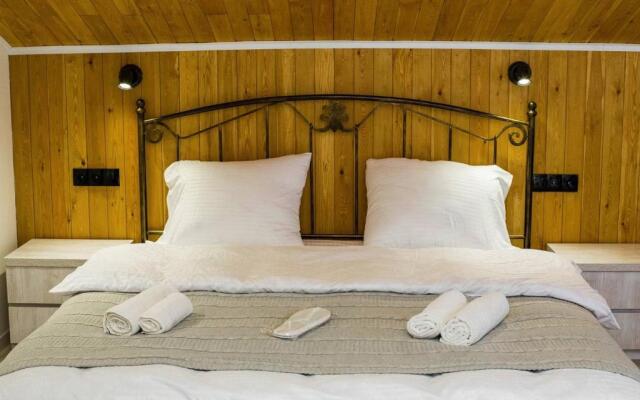 Studio in Old Tbilisi wwooden ceiling