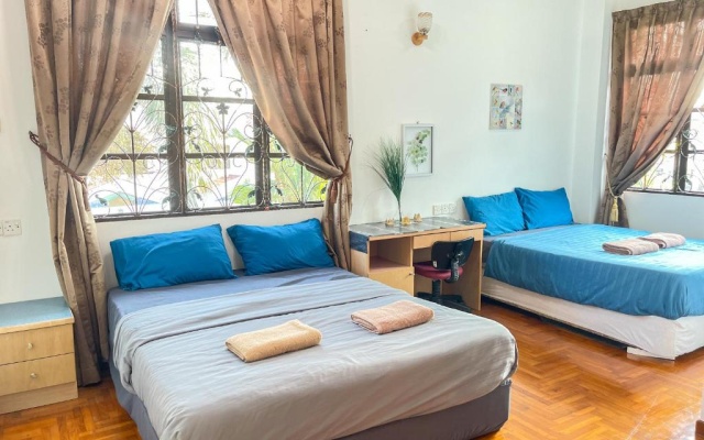 【Mini Pool, KTV & BBQ】 D’Athena House by NestHome【5 mins to IKEA】 – Guest Rooms – Ulu Tiram