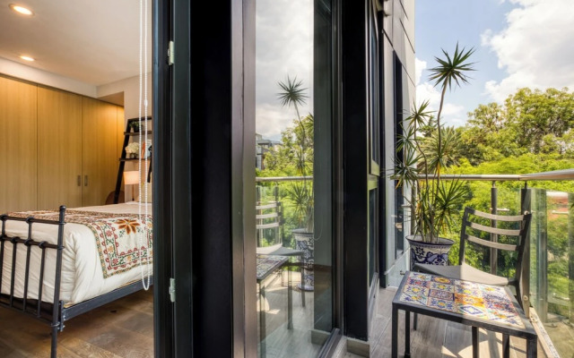 Depa Condesa con Terraza y Home Office