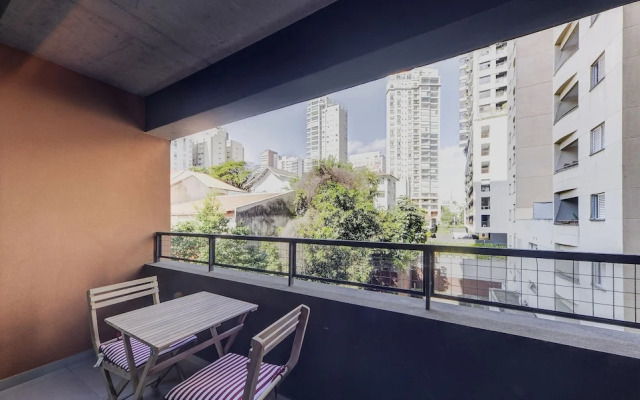 Studio With Balcony 100m From Puc-pompeia Puq0208