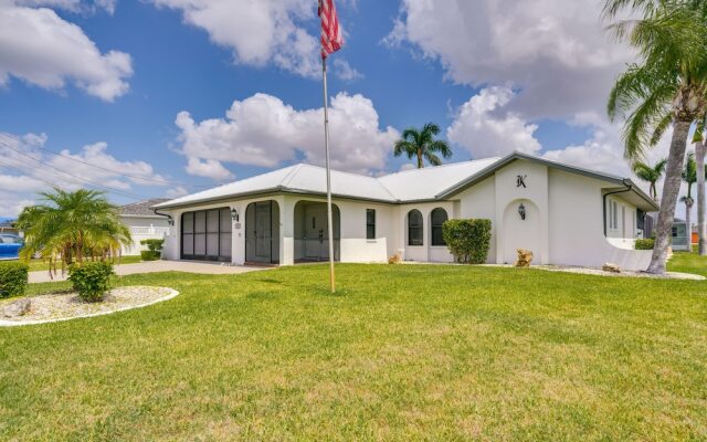 Canalfront Cape Coral Home w/ Lanai & Pool!