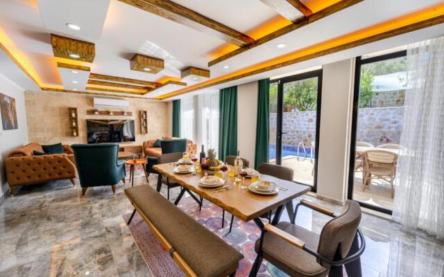 Luxury Duplex Villa with 2 Pools in Kalkan