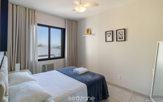 Apto com varanda vista mar GVM133