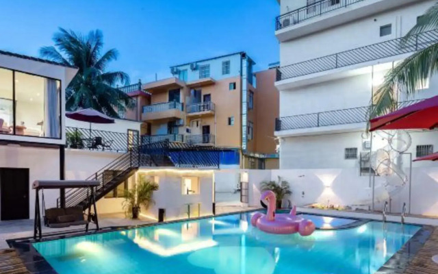 Yalong Bay Qiyue 216 swimming pool Meisu
