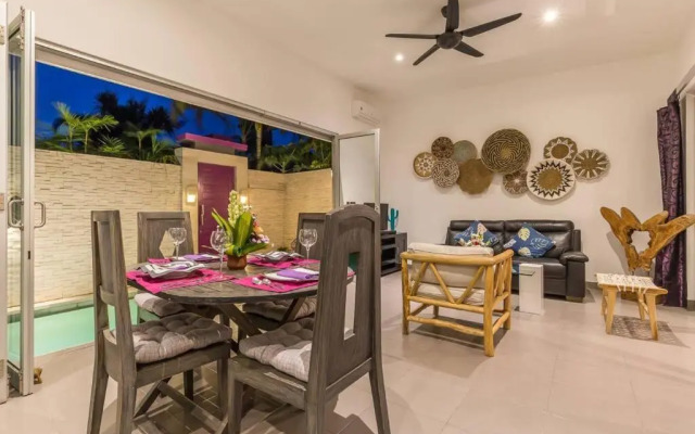 Villa Floppy New 1 bedr villa private Pool 5min beach