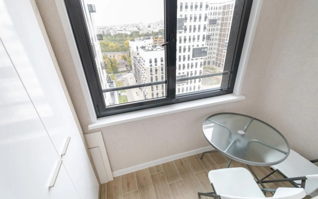 In an apartment on Taininskaya Street