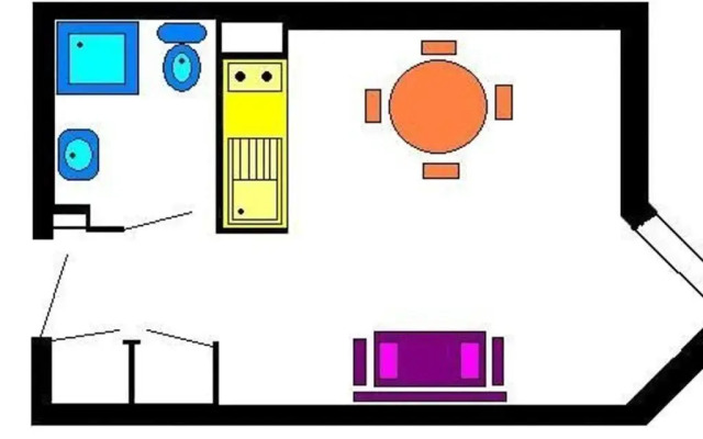 Appartement Vars, 1 pièce, 2 personnes - FR-1-330B-149