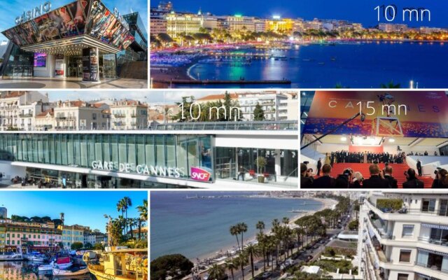 Cannes Anglais Top Appart Centre Pres des plages 5 Pers 2pieces