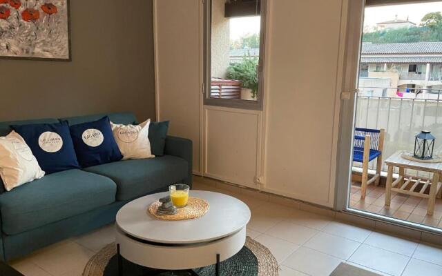 Appartement les 3 caps avec piscine et vue mer