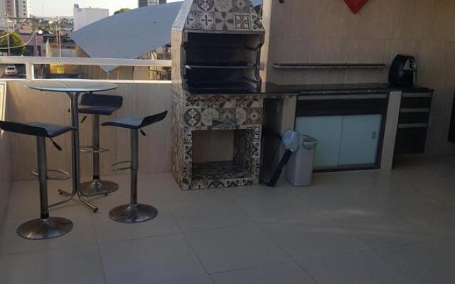 Apart. aconchegante 100% climatizado. Área gourmet