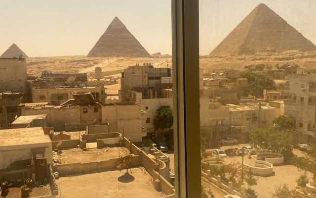Middle East Pyramids View