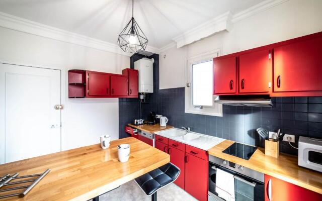 POMPIDOU #6 - Esprit maison de famille - 3 suites