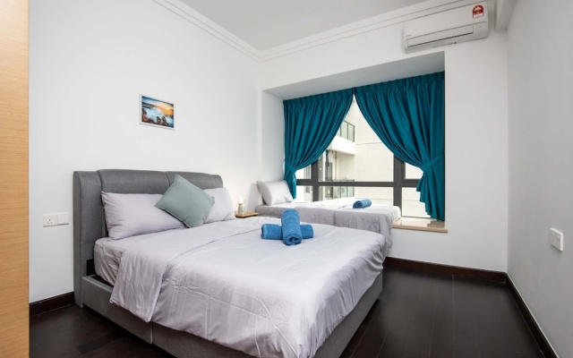 2BR R&F Phase2, CIQ R&F Mall, Free Parking – Guest Rooms – Johor Bahru