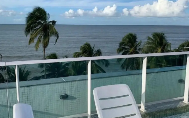 Melhores Flats - Varanda frente ao mar