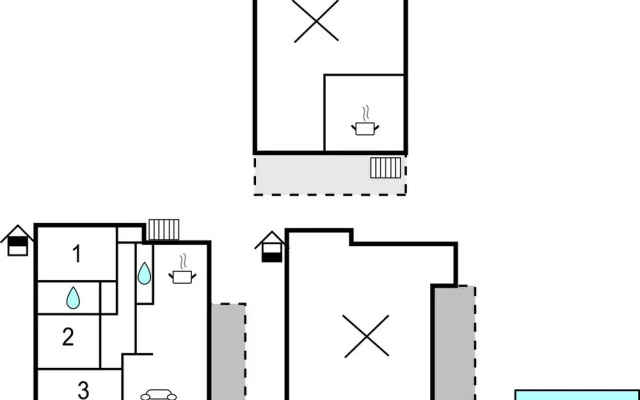 Nice Home in Nedescina With Wifi and 3 Bedrooms