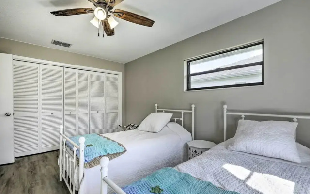 Palm Harbor Home w/ Pool & Golf Course Views!