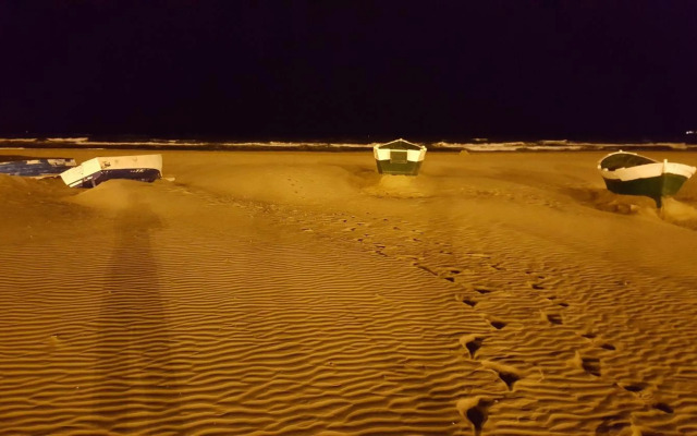 Old Fisherman's House in Malvarrosa Beach