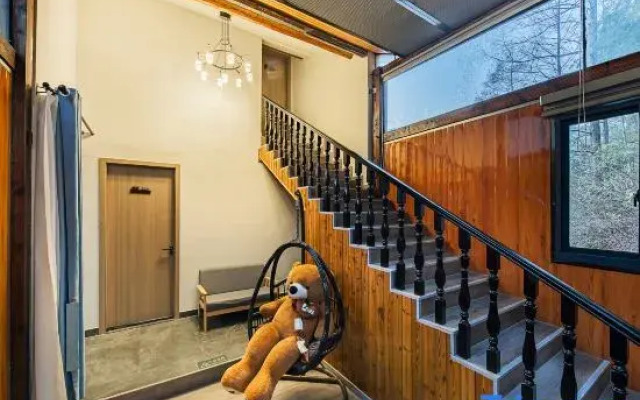 Yunshang Grassland·Shanshengyishe·180° Mountain View Wild Luxury Private Soup