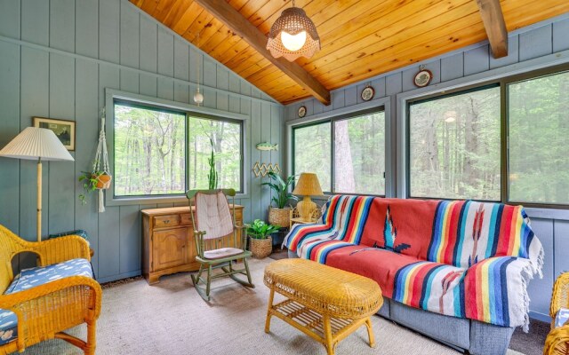 Traditional Blakeslee Chalet: Deck & Lake Access!