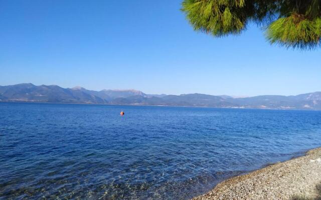 Sea front house on the beach, Peloponnese