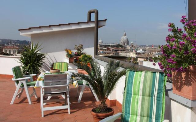 Apartment Spanish Steps with panoramic roof-terrace