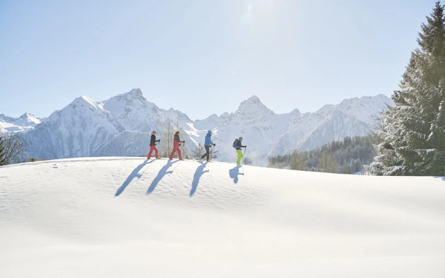 Haus Alvier - 3-zimmer Fewo Rothorn mit Terrasse