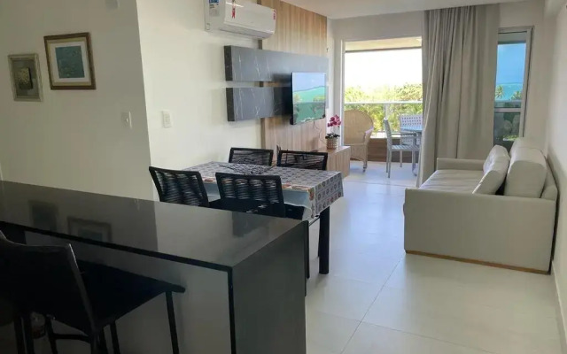 Pé na areia em Ponta de Campina, Paraíba