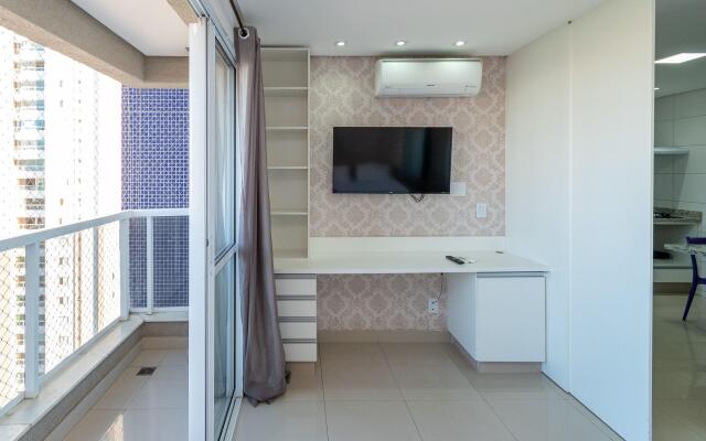 Flat aconchegante no Setor Bueno - TH1604