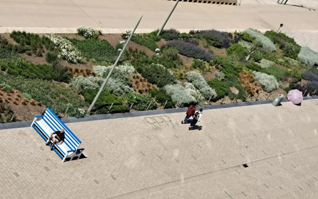 Apartment Westende with Sea View