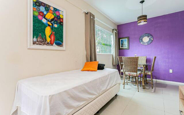 Apto aconchegante a 2min do mar MDI001