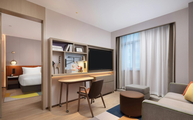 Home2 Suites by Hilton Handan East Railway Station – Guest Rooms – Handan