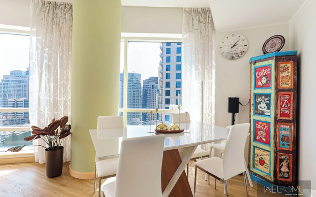 WelHome - Stylish Breathtaking 2BR Apartment in Marina