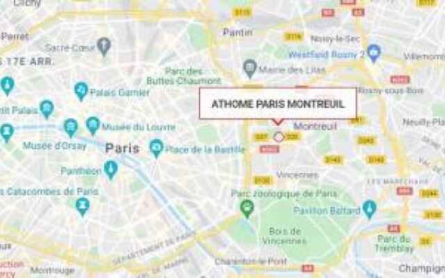 At Home Paris-Montreuil 500m Metro Parking privé Gratuit