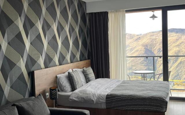 gudauri amazing mountain view