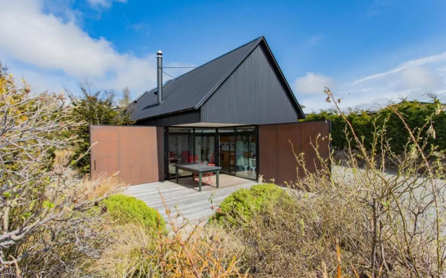 The Black House with Stunning Outdoor Bath