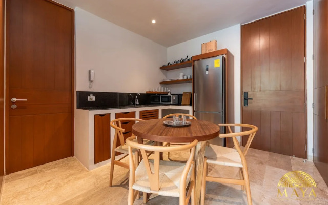 NHOA 107B Lux 1BR Condo Pool access in Aldea Zama