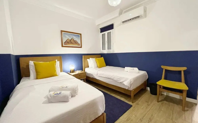 Spellbinding 2 BDR Apt. At The Giza Pyramid's Doorstep