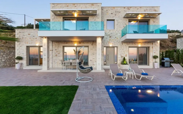 Stylish Peaceful Villa With Private Pool Close to Balos Beach