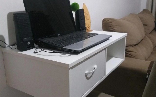 Apartamento com piscina e churrasqueira em Ubatuba