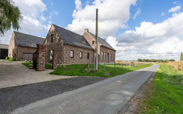 Spacious Holiday Home With Pond in Poperinge