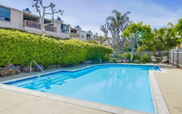 Beachfront Townhome in Solana Beach features Private Den SS166 by RedAwning