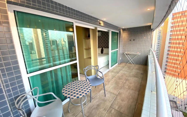 APARTAMENTO 17º Andar Beira Mar com 2 QUARTOS
