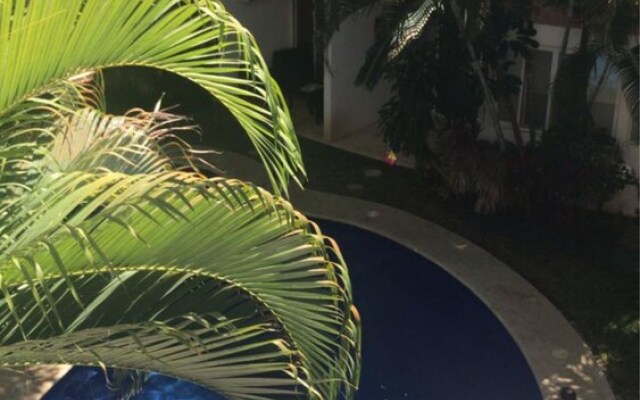 Encantador departamento con vista a la alberca