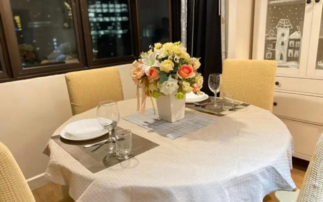 cozy apartment central bangkok 25th floor beautifull balcony